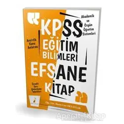 2019 KPSS Eğitim Bilimleri Efsane Tek Kitap Konu Anlatımlı