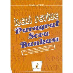 İleri Seviye Paragraf Soru Bankası - Gökhan Çelik - Pelikan Tıp Teknik Yayıncılık