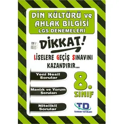 Tandem 8.Sınıf Din Kültürü Lgs Denemeleri