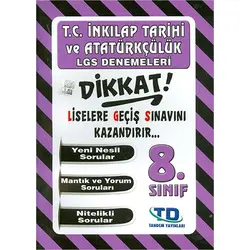 Tandem 8.Sınıf İnkılap Tarihi Lgs Denemeleri