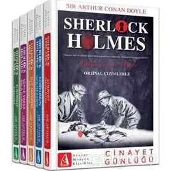 Sherlock Holmes Bütün Hikayeleri (5 Kitap Takım) - Sir Arthur Conan Doyle - Arunas Yayıncılık