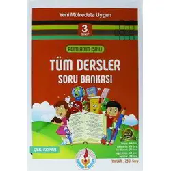 Adım Adım Işıklı 3.Sınıf Tüm Dersler Soru Bankası