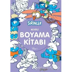 Keyifli Boyama Kitabı - Şirinler - Kolektif - Pogo Çocuk