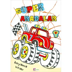 Süper Arabalar Boyama Kitabı - Mor Elma Yayıncılık