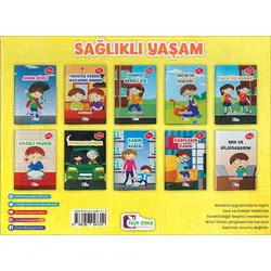 Sağlıklı Yaşam (10 Adet Hikaye Kitabı) Mor Elma
