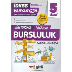 5.Sınıf Varyasyon Tüm Dersler Bursluluk Soru Bankası (Kampanyalı) Gizli Yayınları