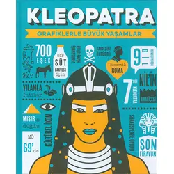 Kleopatra (Grafiklerle Büyük Yaşamlar) Ciltli Sert Kapak - Mor Elma
