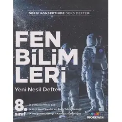 8.Sınıf Fen Bilimleri Yeni Nesil Defter (Kampanyalı) Workwin Yayınları