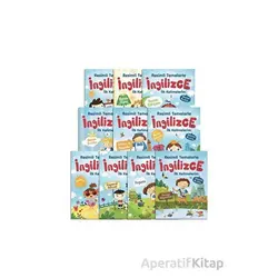 Çıkartmalı Resimli Temalarla İngilizce İlk Kelimelerim 10lu Set