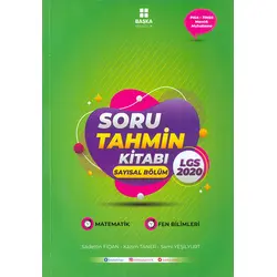 LGS Soru Tahmin Kitabı Sayısal Bölüm (Kampanyalı) Başka Yayıncılık