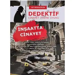 Dedektiflik Cinayet Çözme Oyunu - İnşaatta Cinayet - MT Dedektif Yayınları