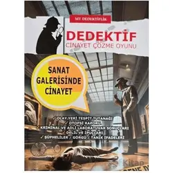 Dedektiflik Cinayet Çözme Oyunu - Sanat Galerisinde Cinayet - MT Dedektif Yayınları