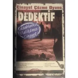 Cinayet Çözme Oyunu Dedektif - Kazablanka Malikanesi Cinayeti - MT Dedektif Yayınları