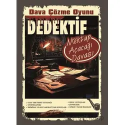 Cinayet Çözme Oyunu Dedektif - Mektup Açacağı Cinayeti - MT Dedektif Yayınları