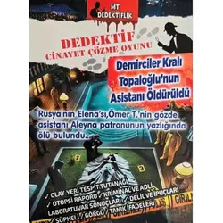 Dedektif Cinayet Çözme Oyunu - Demriciler Kralı - MT Dedektif Yayınları