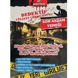 Dedektiflik Cinayet Çözme Oyunu - Son Akşam Yemeği - MT Dedektif Yayınları