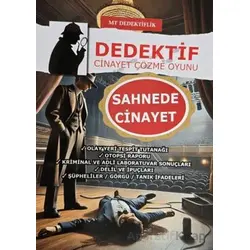 Dedektiflik Cinayet Çözme Oyunu - Sahnede Cinayet - MT Dedektif Yayınları