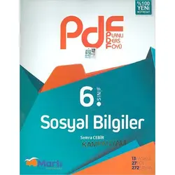 Martı Kampanyalı 6.Sınıf Sosyal Bilgiler PDF Planlı Ders Föyü