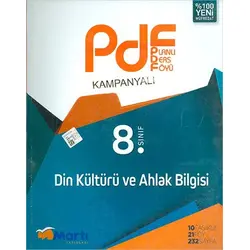 Martı Kampanyalı 8.Sınıf Din Kültürü ve Ahlak Bilgisi PDF Planlı Ders Föyü