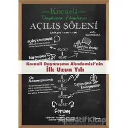 Kocaeli Dayanışma Akademisi’nin İlk Uzun Yılı - Kolektif - Dipnot Yayınları