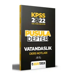 Doğru Tercih 2022 KPSS Vatandaşlık Pusula Defter Ders Notları