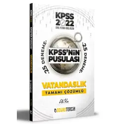 Doğru Tercih 2022 KPSS’NİN Pusulası Vatandaşlık Tamamı Çözümlü 25 Deneme