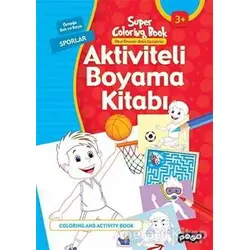 Aktiviteli Boyama Kitabı - Sporlar - Kolektif - Pogo Çocuk