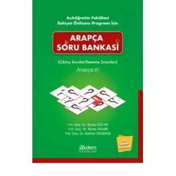 Arapça Soru Bankası 3 - Murat Demir - Akdem Yayınları