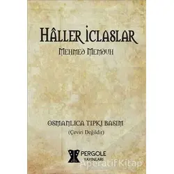 Haller İclaslar - Mehmed Memduh - Pergole Yayınları