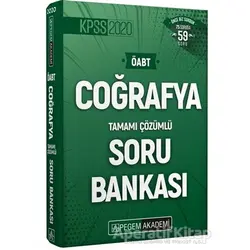 2020 KPSS ÖABT Coğrafya Tamamı Çözümlü Soru Bankası