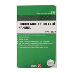 Hukuk Muhakemeleri Kanunu Eylül 2020 Cep boy - Celal Ülgen - Beta Yayınevi