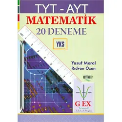 Yusuf Meral TYT-AYT Matematik YKS 20 Deneme