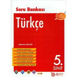 5. Sınıf Türkçe Soru Bankası - Mahmut Celayir - 4 Adım Yayınları
