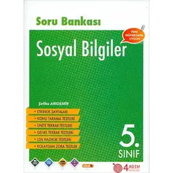 5. Sınıf Sosyal Bilgiler Soru Bankası - Şefika Arıdemir - 4 Adım Yayınları