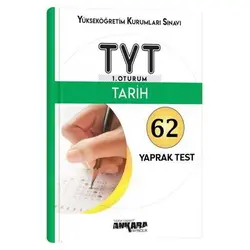 2022 TYT Tarih 62 Yaprak Test Ankara Yayıncılık