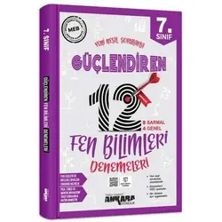 7. Sınıf Fen Bilimleri Güçlendiren 12 Deneme ?Ankara Yayıncılık