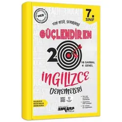 7. Sınıf İngilizce Güçlendiren 20 Deneme ?Ankara Yayıncılık