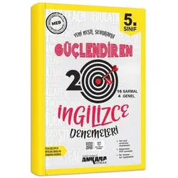 5. Sınıf İngilizce Güçlendiren 20 Deneme ?Ankara Yayıncılık
