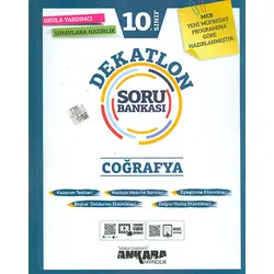 2022 10.Sınıf Dekatlon Coğrafya Soru Bankası Ankara Yayıncılık