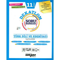 2022 11.Sınıf Dekatlon Türk Dili ve Edebiyatı Konu Özetli Soru Bankası Ankara Yayıncılık