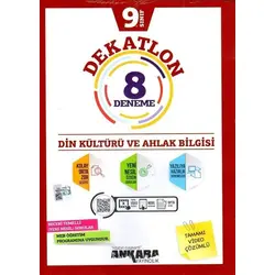 9. Sınıf Din Kültürü ve Ahlak Bilgisi Dekatlon 8 Deneme Ankara Yayıncılık