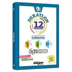 9. Sınıf Coğrafya Dekatlon 12 Deneme Ankara Yayıncılık