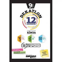 9. Sınıf Kimya Dekatlon 12 Deneme Ankara Yayıncılık