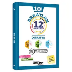 10. Sınıf Coğrafya Dekatlon 12 Deneme Ankara Yayıncılık