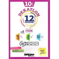 10. Sınıf Fizik Dekatlon 12 Deneme Ankara Yayıncılık