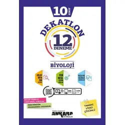 10. Sınıf Biyoloji Dekatlon 12 Deneme Ankara Yayıncılık