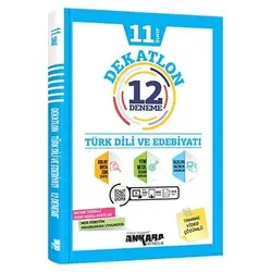 11. Sınıf Türk Dili ve Edebiyatı Dekatlon 12 Deneme Ankara Yayıncılık