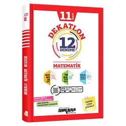 11. Sınıf Matematik Dekatlon 12 Deneme Ankara Yayıncılık