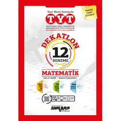 TYT Matematik Dekatlon 12 Deneme Ankara Yayıncılık