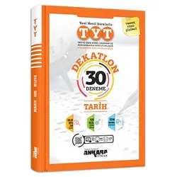 TYT Tarih Dekatlon 30 Deneme Video Çözümlü Ankara Yayıncılık